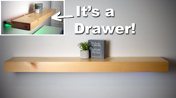 How to Make a Floating Shelf...That's Also a Hidden Drawer! Plan Available
