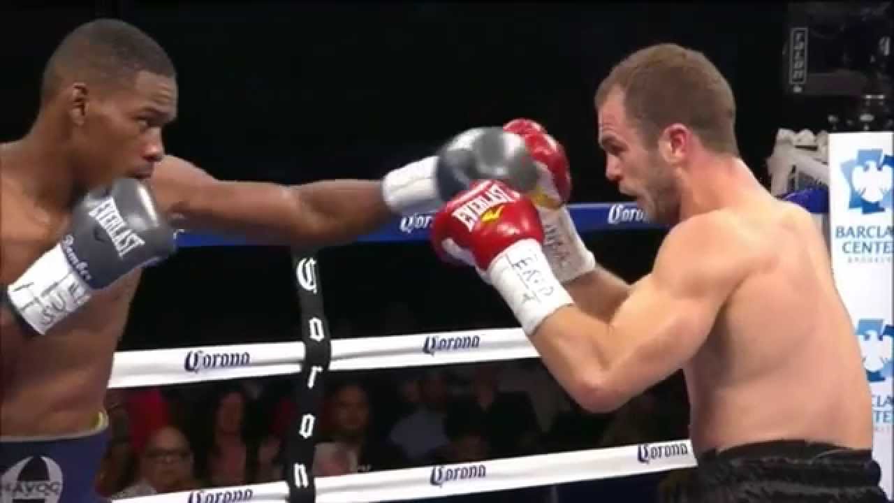 Daniel Jacobs Knocks Down Jarrod Fletcher - SHOWTIME Boxing