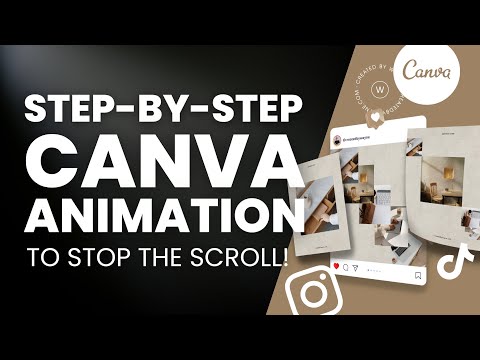 Step-by-Step Canva Animation to Stop the Scroll!