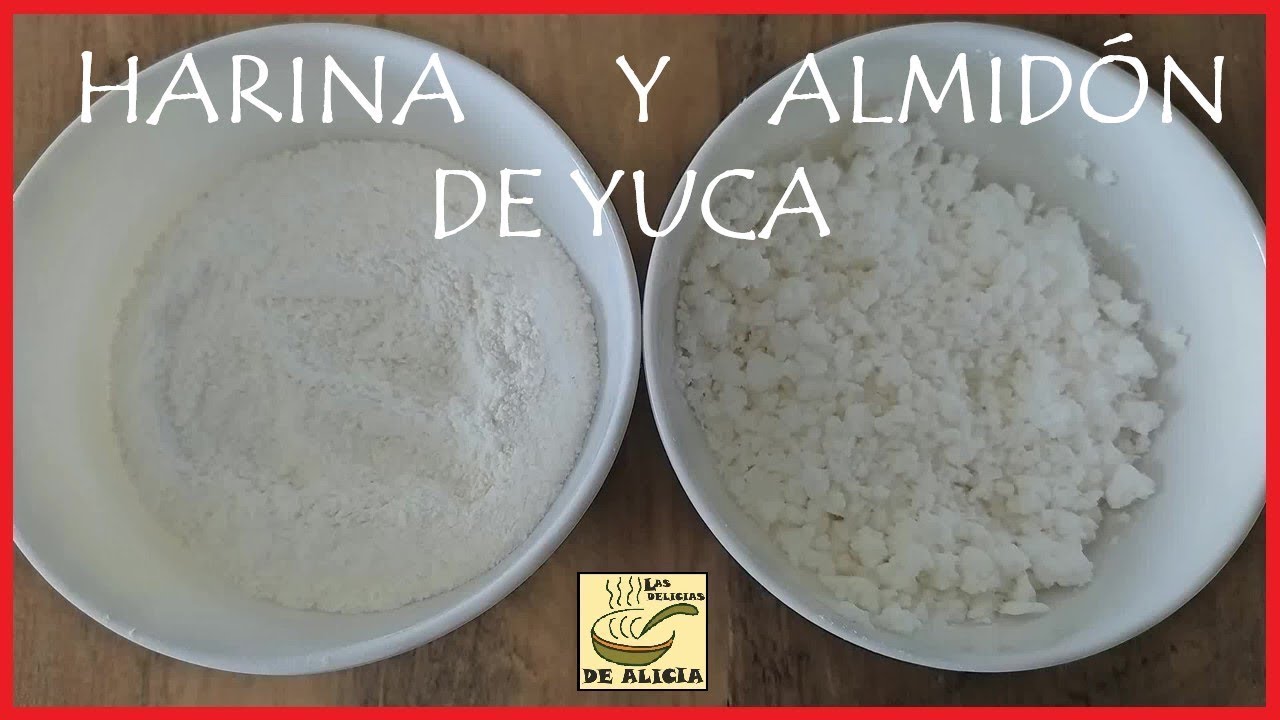 COMO HACER ALMIDÓN Y HARINA DE YUCA CASEROS - YouTube