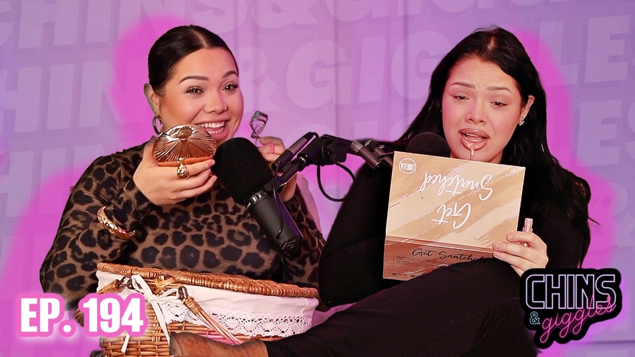 Chaotic GRWM on the Pod | Chins and Giggles Ep 194