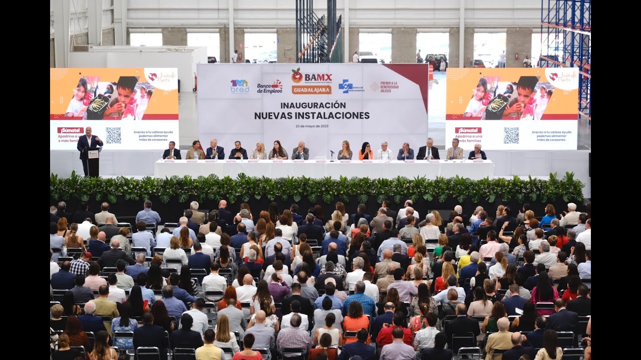 Inauguración del Banco de Alimentos Guadalajara - YouTube