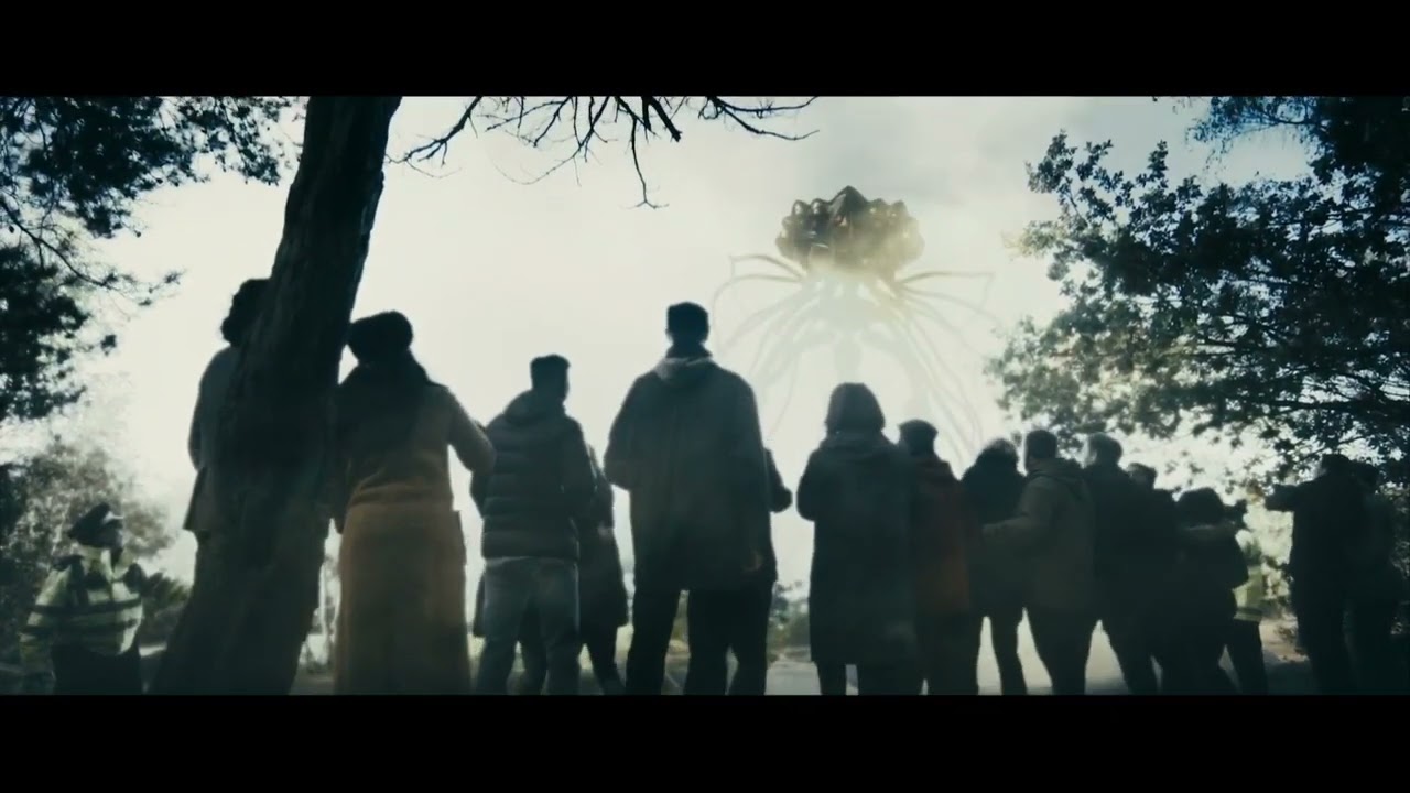 The First Tripod Emerges from The Cylinder War of the Worlds the Attack HG Wells Horsell Common