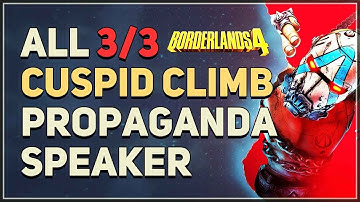 All Cuspid Climb Propaganda Speaker Locations Borderlands 4