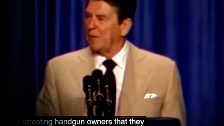 Ronald Reagan’s Speech On The Second Amendment. (I think they forgot)
