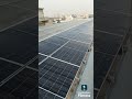 SOLAR PANEL CLEANING SYSTEM||INSTALLATION|| AUTOMATIC+ WASHING #shorts