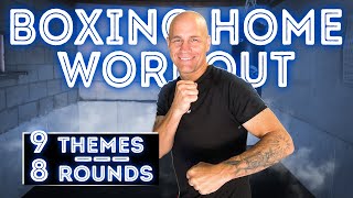 Boxing Workout | 9 Themes over 8 Rounds (you can also do this shadowboxing)