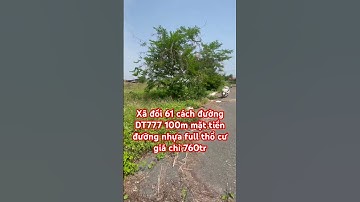 Bán gấp lô mặt tiền đường nhựa siêu bự khu dân cư đông đúc full thổ cư giá chỉ 760tt #datdongnai
