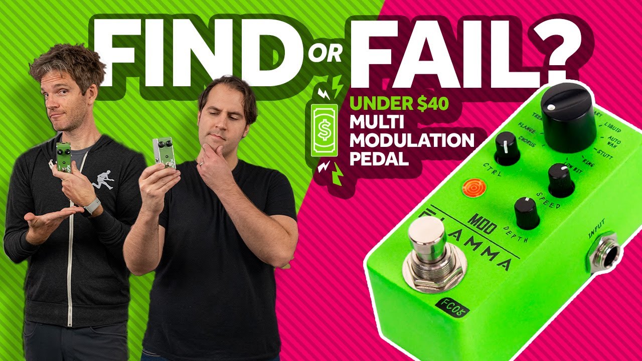 Multi Modulation Guitar Pedal Under 40 Flamma FC05 Review YouTube