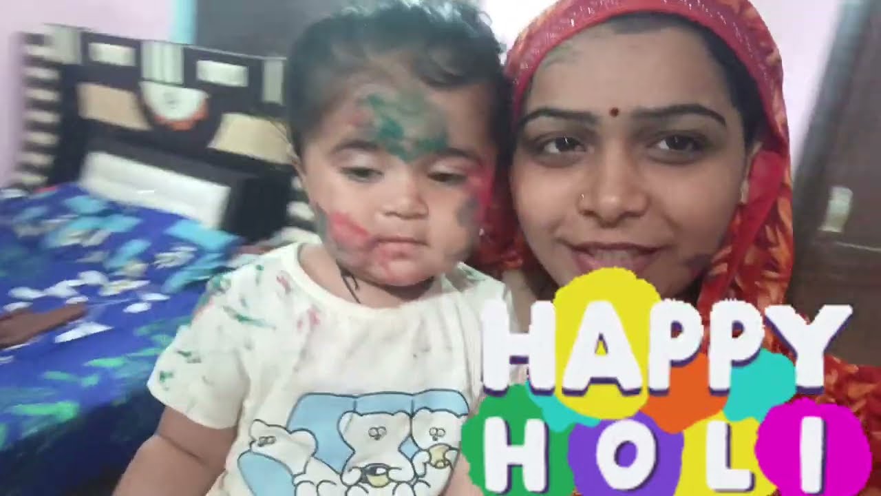 ससुराल में पहली होली ❤️ बहुत सारी मस्ती और स्वादिष्ट खाना#HoliVlog #PehliHoli #SasuralKiHoli #Villla