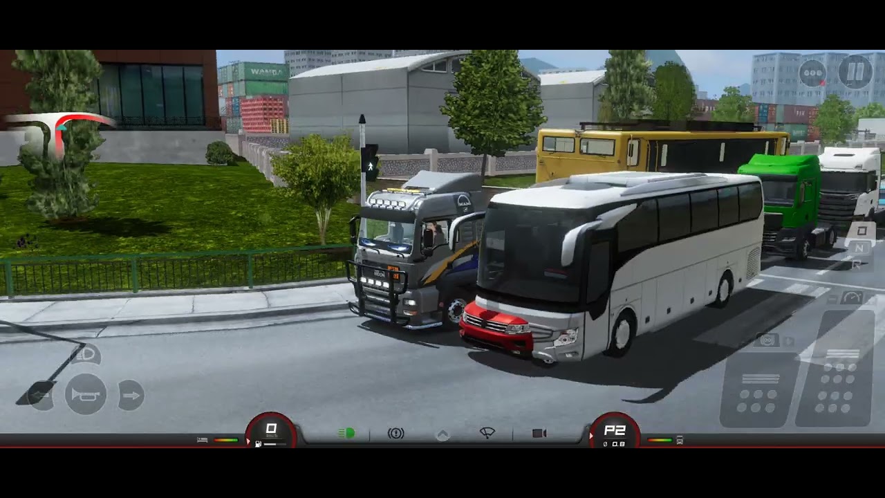 EUROPE 3 배달🚛🚛 기본트럭으로는 128톤을 실고 가긴하는데 토크가 한참 모자르네요 주차는 못 했지만 다른 트럭으로 해야겠네요