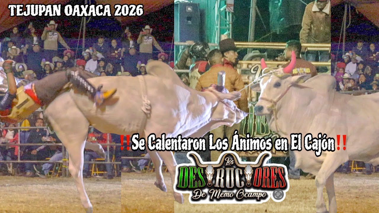 EL BERLIN‼️SE QUICIERON CALENTAR CAPORALES Y JINETES‼️ LOS DESTRUCTORES EN TEJUPAN OAXACA 2026