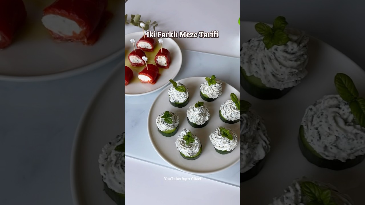 2 pratik meze tarifi😍 2 pratik meze tarifi😍