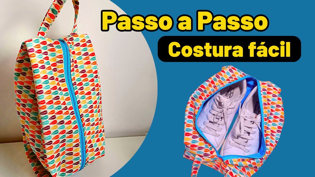 Como fazer  Necessaire Porta Sapatos
