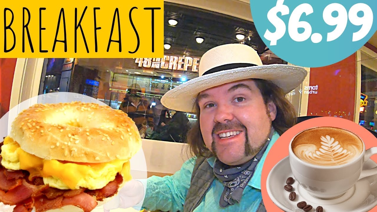 South Strip Cheap Eats Breakfast Las Vegas Coffee Bagel Burrito