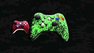 Custom Xbox 360 Controllers: Urban Camo, Red Urban and Green Urban