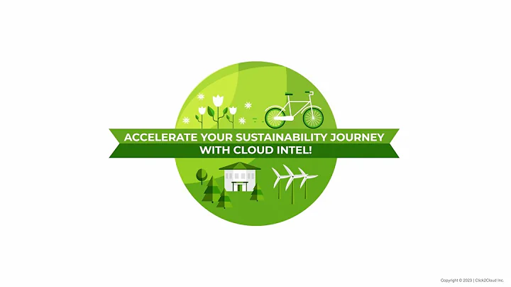 Accelerate Your #Sustainability Journey with #CloudIntel