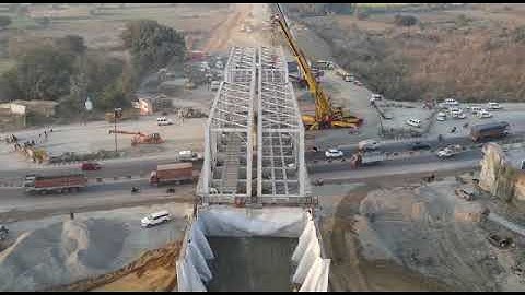 Launching of all 4 Open Web Girders (#OWG) for major RUB No 772 successfully completed