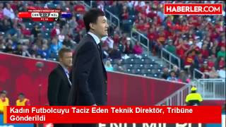 Kadın Futbolcuyu Eden Teknik Direktör