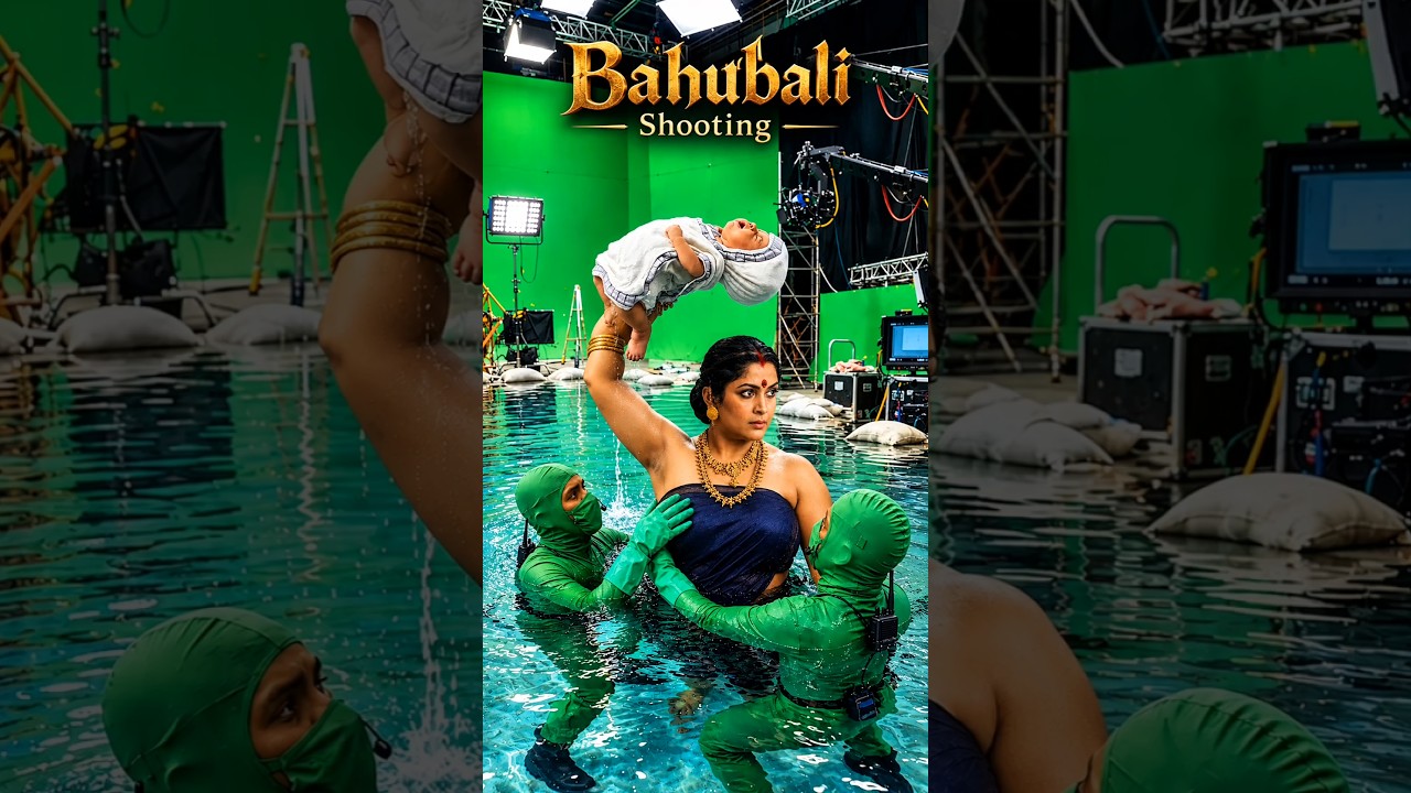 Bahubali movie shooting time viral Behind scenes 😍 #bahubali #movie #shorts #shortsfeed