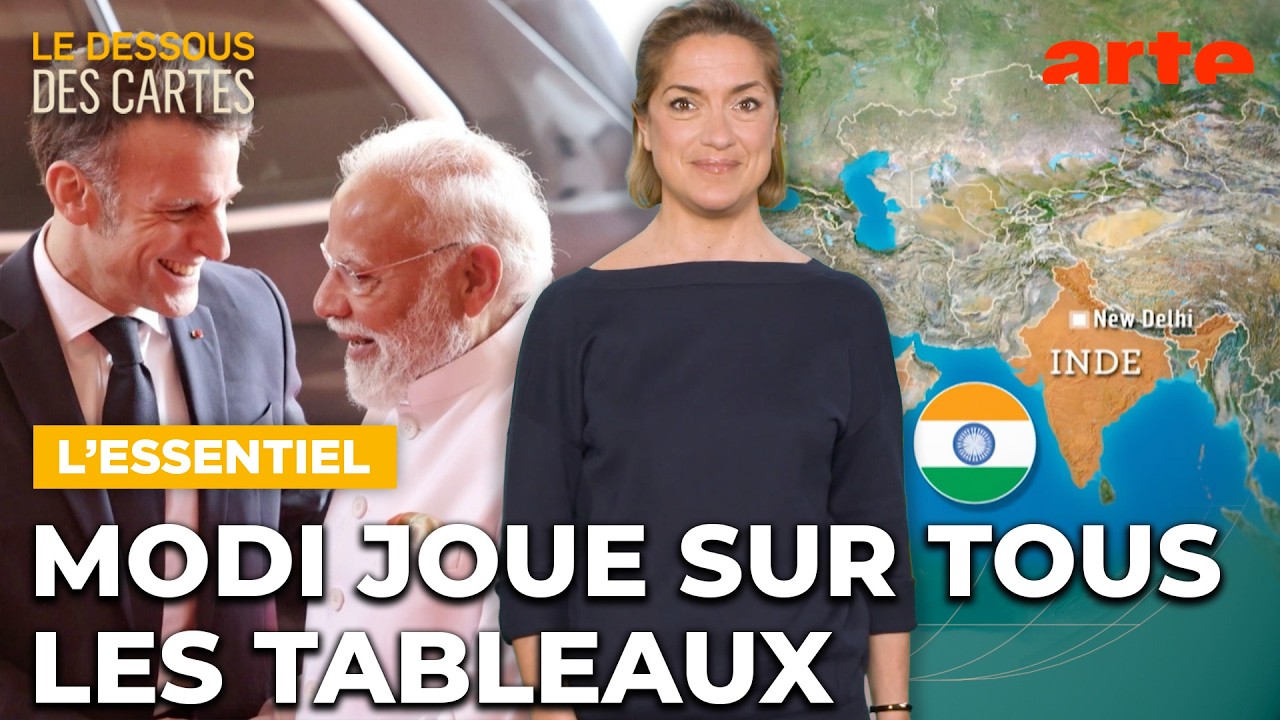 Inde - France : une amitié parmi d'autres ? | L'Essentiel du Dessous des Cartes | ARTE