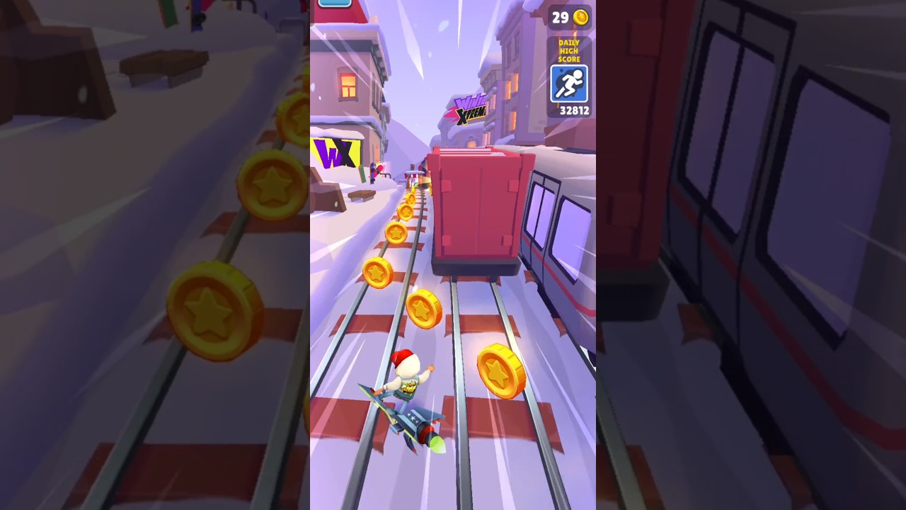 ( DAY 26 )  SUBWAY SURFERS GAME OVER TOP RUNNER CHARTERED 