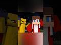 Mikey and JJ Vs Banana Mikey.. #minecraft #animation #maizen #shorts