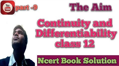 Continuity and differentiability of class 12 by Abhay Anand  #TheAim  #cbse #biharboard#IIT-JEE