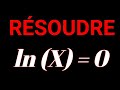 Rsolution de lquation lnx0