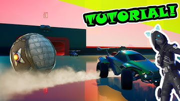 How to make ROCKET LEAGUE in Fortnite Creative! (NEW VERSION)Map & Mechanics| #tutorial #MobileScrap