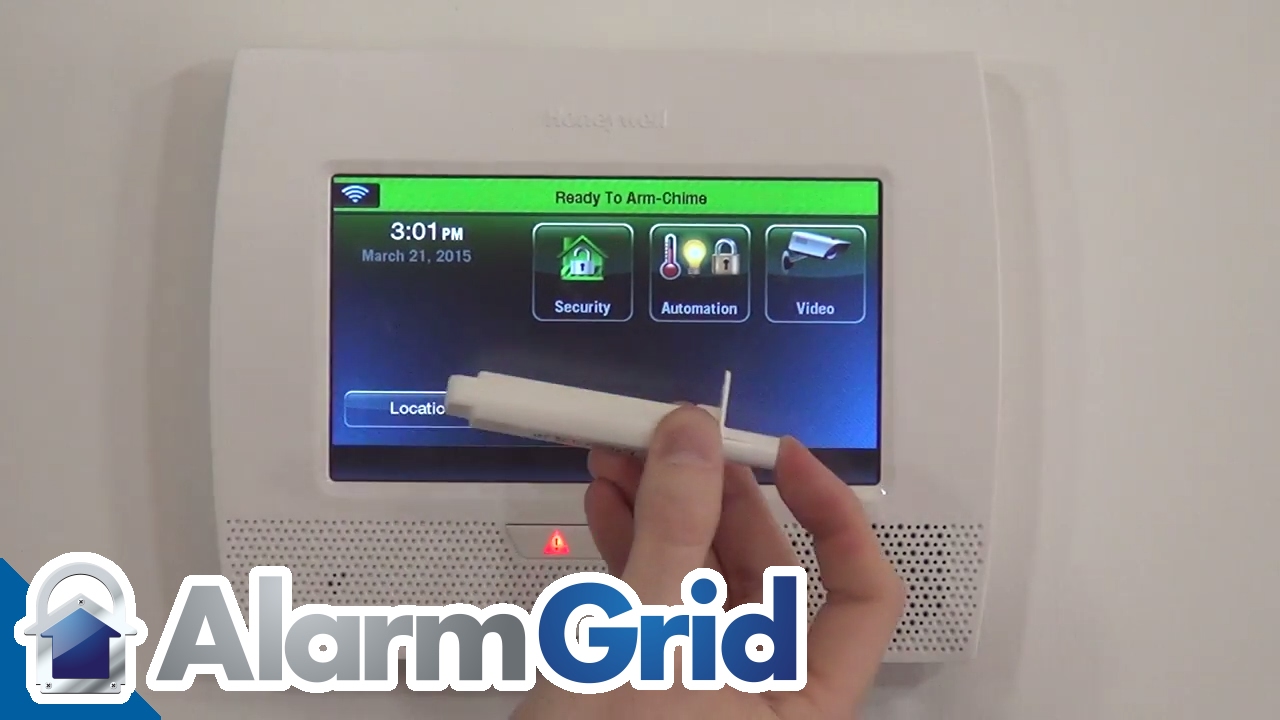 Honeywell 5818MNL: Program to L7000 - YouTube
