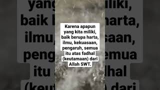 Awali semua pekerjaan dengan Bismillah dan akhiri dengan Alhamdulillah