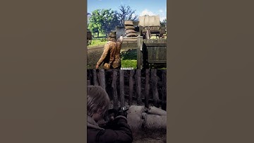 Sandbag Physics Comparison in Red Dead Redemption 2 VS Resident Evil 4 Remake..
