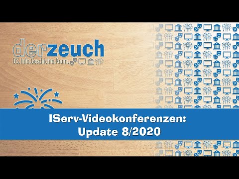 IServ-Videokonferenzen: Neue Funktionen August 2020