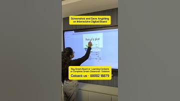 Capture & Share Instantly: Screenshot Feature on Interactive Smart Board by iDream Education!
