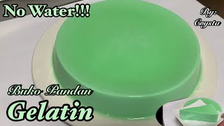 No water buko pandan gelatin / creamy gelatin / buko pandan