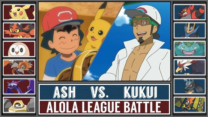 Pokémon (Ash vs Gladion - Final da Liga Alola - Ash Campeão) - SM EP13