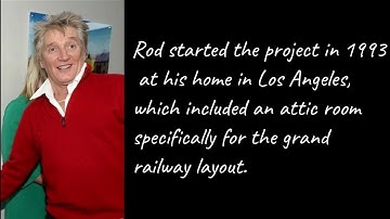 Sir Rod reveals epic model railway 26 years after construction started