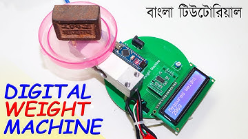 How to Make A Digital Weight Measurement Machine Do It Yourself DIY Project JLCPCB