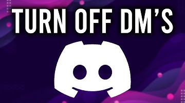 How To Turn Off DM