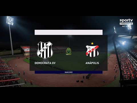 Democrata-GV e Anápolis empatam em jogo de ida da segunda fase da