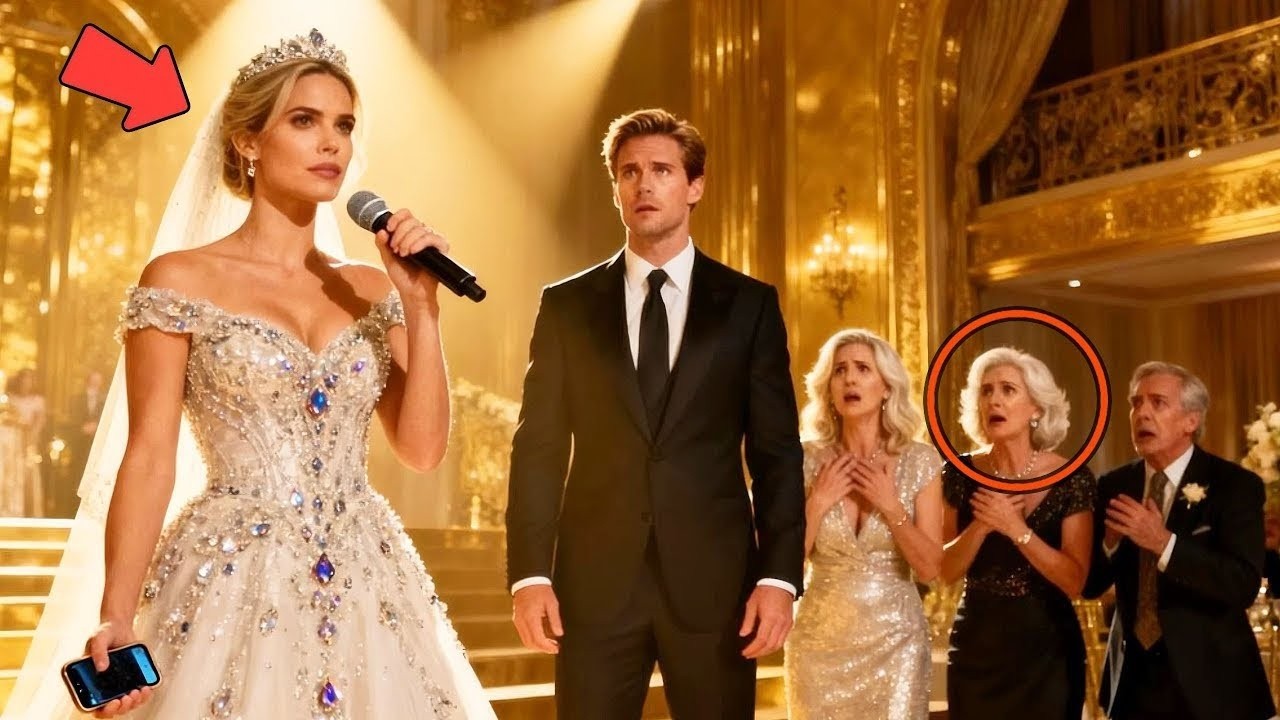 Sie entlarvt Schwiegerfamilie und Geliebte bei der Hochzeit – Worte des Milliardärs schockieren