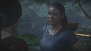 Uncharted The Lost Legacy - Nadine Finds Out About Sam Drake Scene