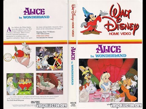 Opening And Closing To Alice In Wonderland 1982 VHS