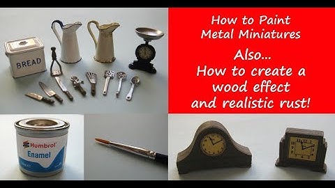 1/12th Scale Metal Miniatures - How To Paint & Paint Techniques Tutorial