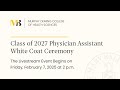 Murphy Deming College of Health Sciences PA Class of 2027 Short White Coat Ceremony