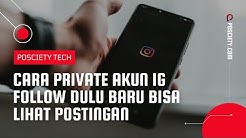 Cara Private / Sembunyikan (Gembok) Akun Instagram - Durasi: 5.20. 