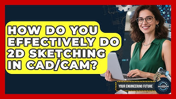 How Do You Effectively Do 2D Sketching In CAD/CAM? - Your Engineering Future