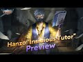 Hanzo new skin  insidious tutor  mobile legends bang bang