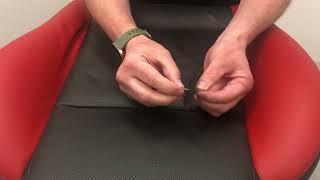 How To Repair A Tear In Perforated Leather - Leather Repair Company